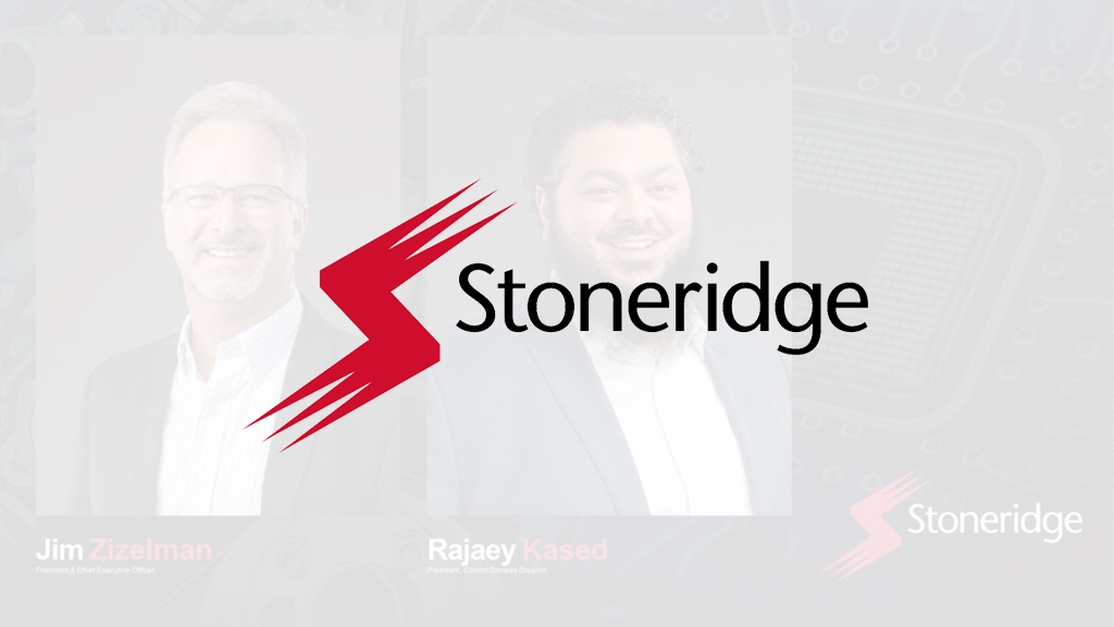 Stoneridge Announces the Appointment of Jim Zizelman as President and Chief Executive Officer